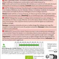 Wildblumenmischung Schattig | BIO Wildblumensamen Von Sativa Rheinau