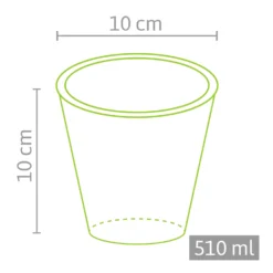 10 X 10 Cm Anzuchttopf Rund (810 Stück) | Anzuchttöpfe Von Fertil -Günstiges Blattiva Geschäft 537175 10 x 10 cm Anzuchttoepfe rund 810 Stueck 513 C 2