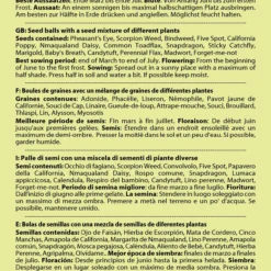 Samenbälle Flower Power (3 Stück) | Blumensamenmischung Von Saflax