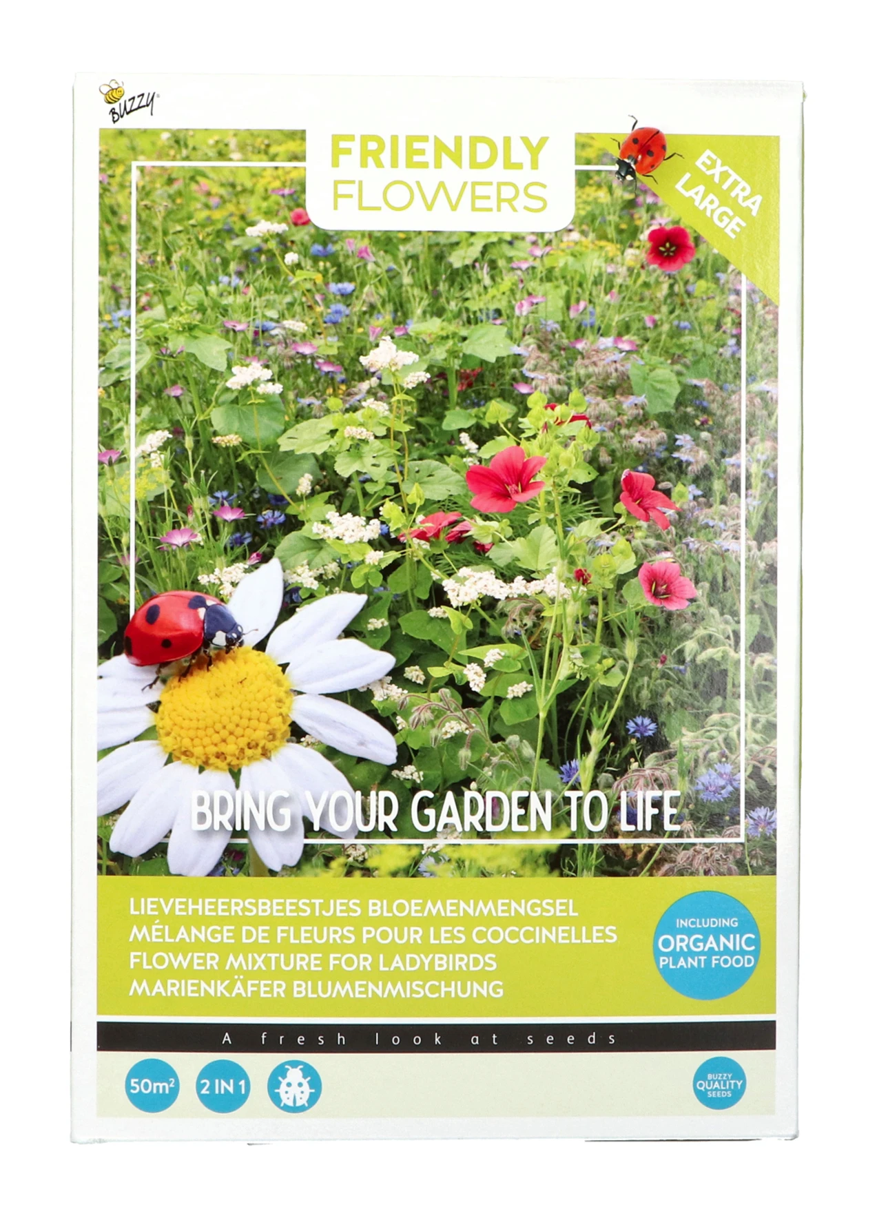 Marienkäfer Mischung (50 M²) | Blumenwiese Von Buzzy Seeds 3 Marienkäfer Mischung (50 M²) | Blumenwiese Von Buzzy Seeds