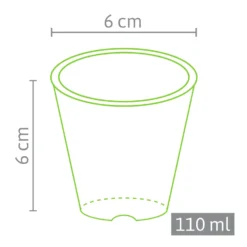 6 X 6 Cm Anzuchttopf Rund (2520 Stück) | Anzuchttöpfe Von Fertil -Günstiges Blattiva Geschäft 548145 6 x 6 cm Anzuchttoepfe rund 2520 Stueck 505 C 1 2