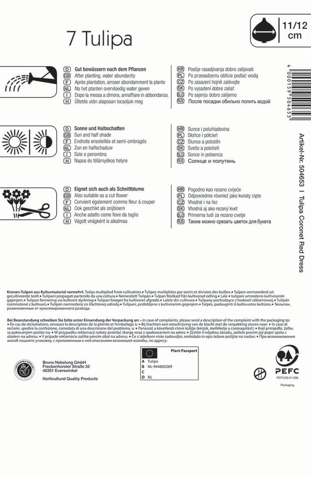 Kronentulpe Red Dress (7 Stück) | Tulpenzwiebeln Von Kiepenkerl 3 Kronentulpe Red Dress (7 Stück) | Tulpenzwiebeln Von Kiepenkerl