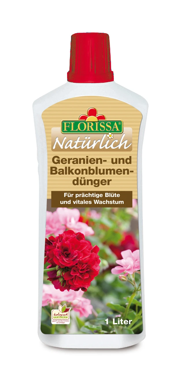 Geranien- Und Balkonblumendünger (1 L) | BIO Dünger Von Florissa 4 Geranien- Und Balkonblumendünger (1 L) | BIO Dünger Von Florissa - Image 2