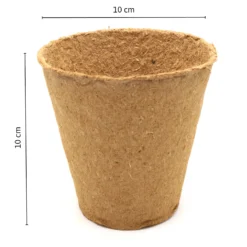 10 Cm Anzuchttopf Rund Auf Holzfaser Basis | Anzuchttöpfe Von FLORTUS -Günstiges Blattiva Geschäft 552305 10 cm Anzuchttopf rund auf Holzfaser Basis 2000 0596 5