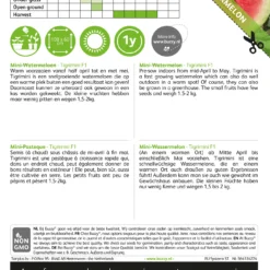 Wassermelone Tigrimini | Wassermelonensamen Von Buzzy Seeds