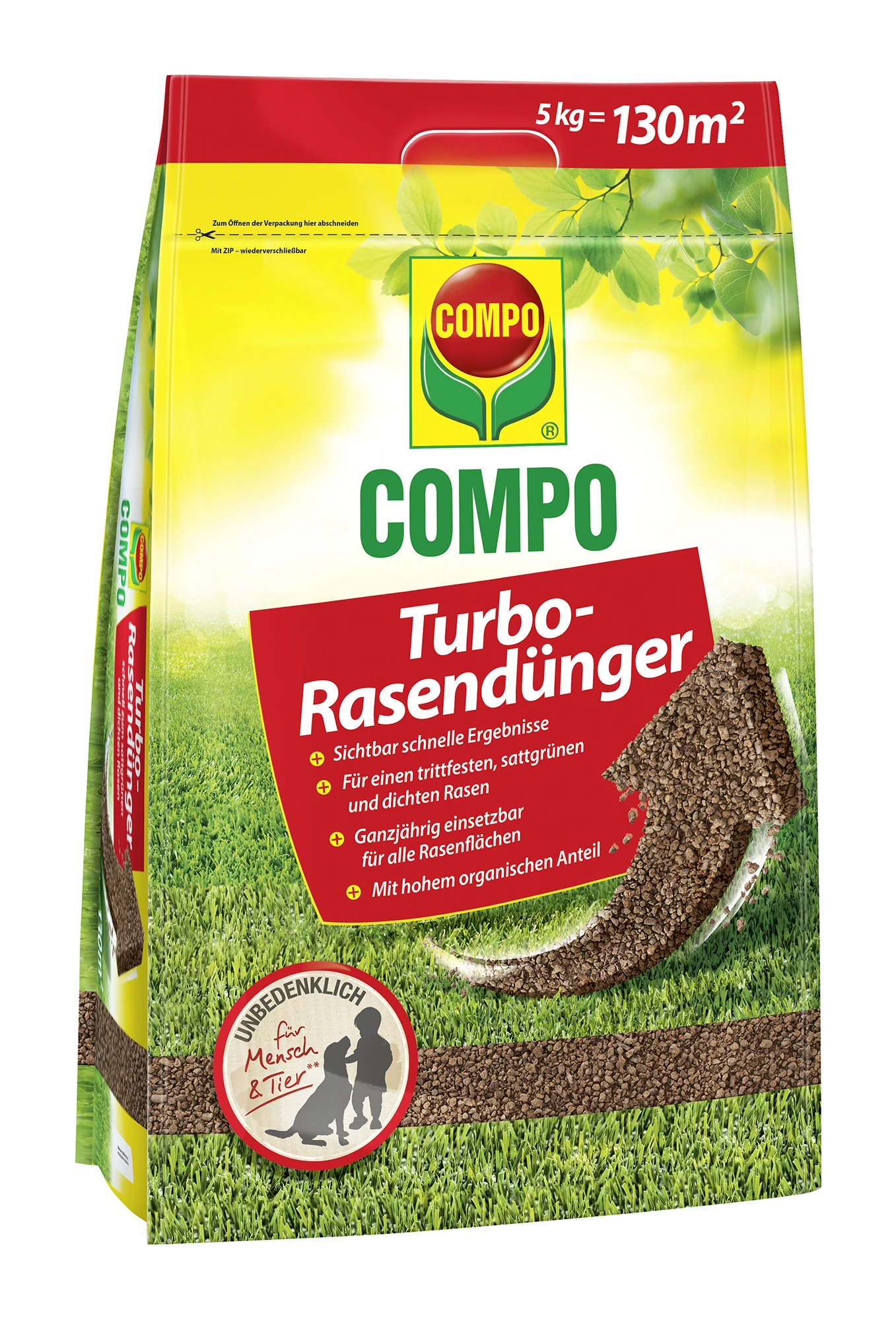 Turbo-Rasendünger (5 Kg) | Rasendünger Von COMPO 3 Turbo-Rasendünger (5 Kg) | Rasendünger Von COMPO