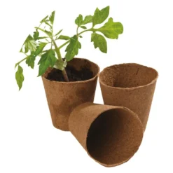 8 Cm Runde Fasertöpfe | Anzuchttöpfe Von Garland